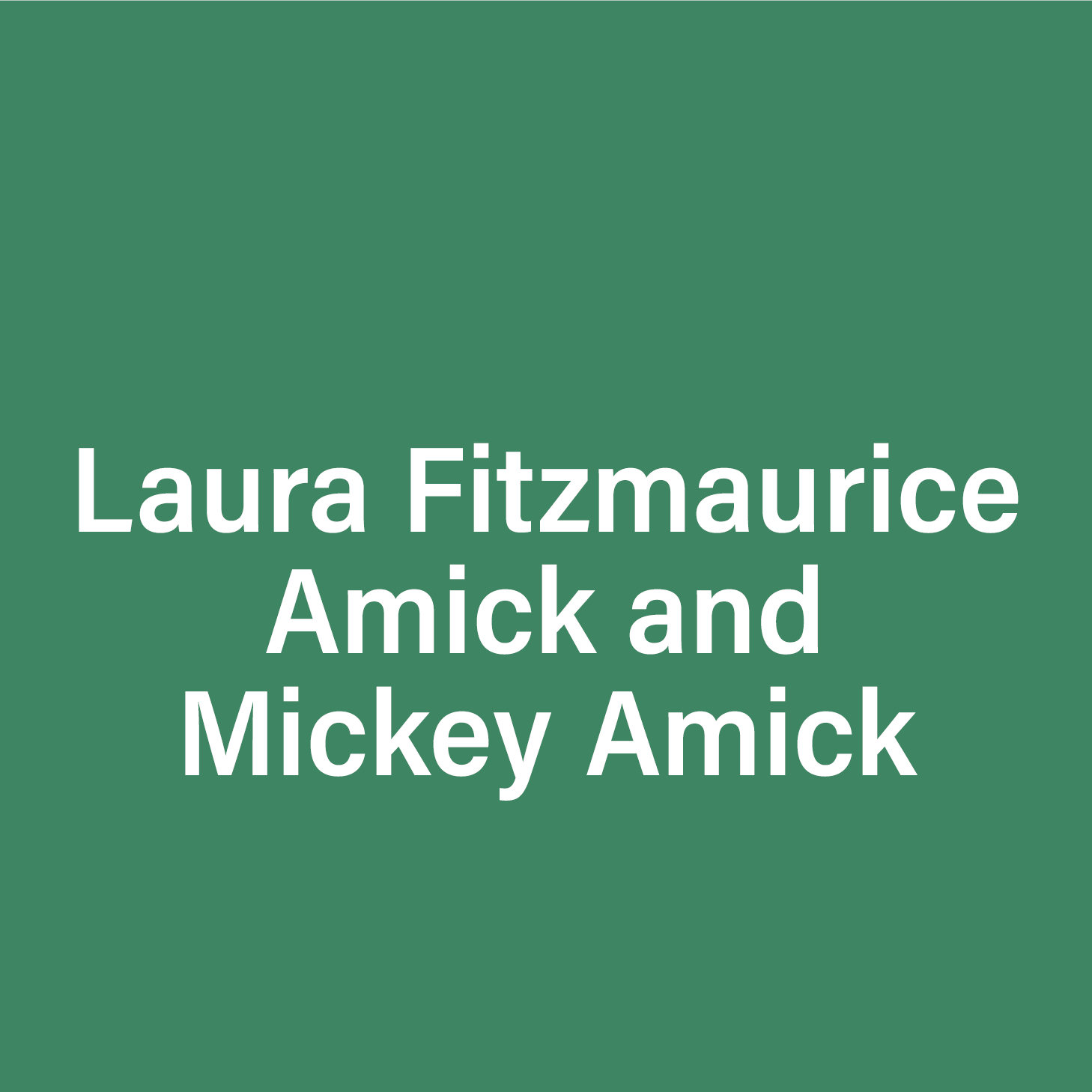 Fitzmaurice Amick 2026
