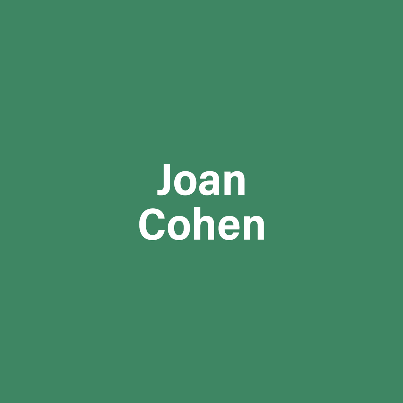 Joan Cohen 2026